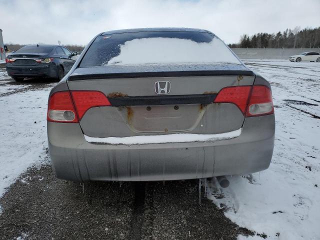 2HGFA1F60BH010049 - 2011 HONDA CIVIC LX-S Մոխրագույն լուսանկար 6