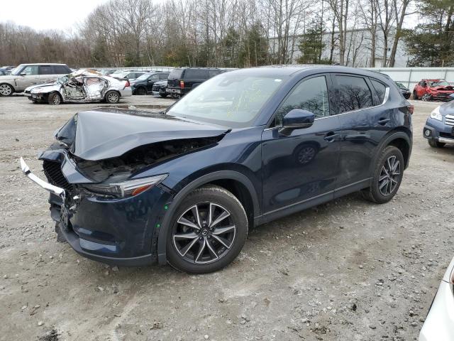 JM3KFBDM0J0305040 - 2018 MAZDA CX-5 GRAND TOURING BLUE photo 1