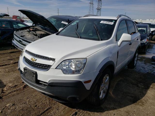 3GNAL2EK7ES635449 - 2014 CHEVROLET CAPTIVA LS WHITE photo 1