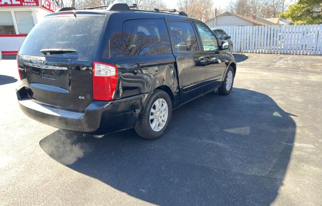 KNDMB233676151655 - 2007 KIA SEDONA EX BLACK photo 4