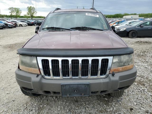 1J4GW48S22C112644 - 2002 JEEP GRAND CHER LAREDO BURGUNDY photo 5