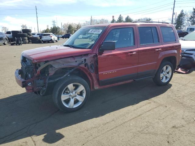 1C4NJRFB3CD552069 - 2012 JEEP PATRIOT LATITUDE MAROON photo 1