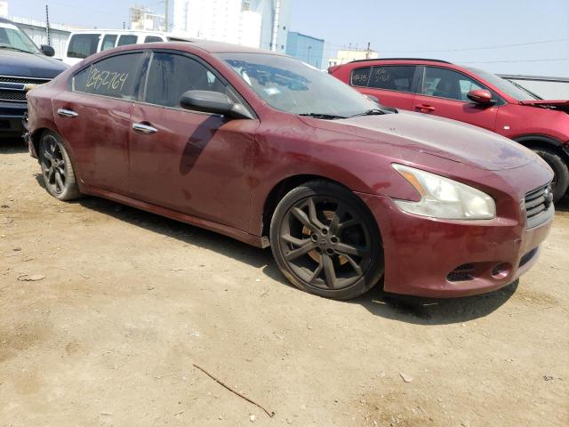 1N4AA5AP9DC832344 - 2013 NISSAN MAXIMA S RED photo 4