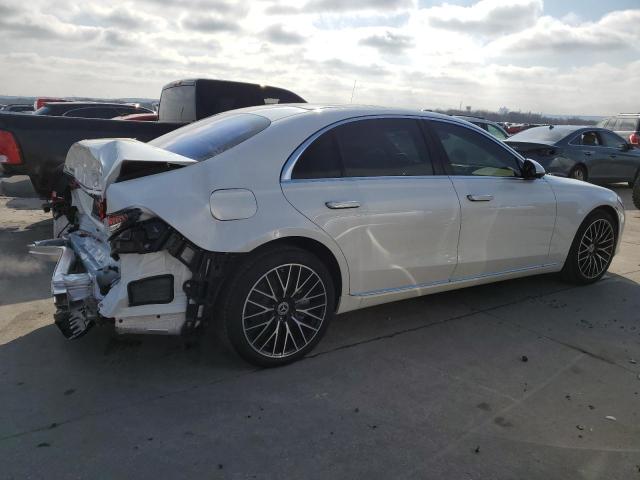 W1K6G7GB1PA200997 - 2023 MERCEDES-BENZ S 580 4MATIC WHITE photo 3