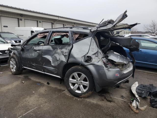 JN8AZ08W86W508648 - 2006 NISSAN MURANO SL GRAY photo 2