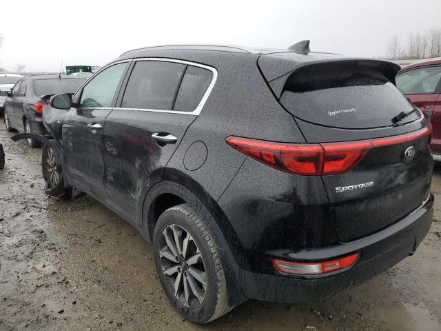 KNDPNCACXH7224714 - 2017 KIA SPORTAGE EX BLACK photo 2