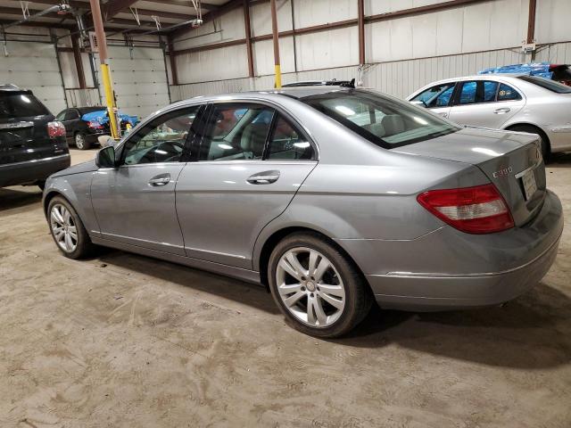 WDDGF81X99F214654 - 2009 MERCEDES-BENZ C 300 4MATIC GRAY photo 2