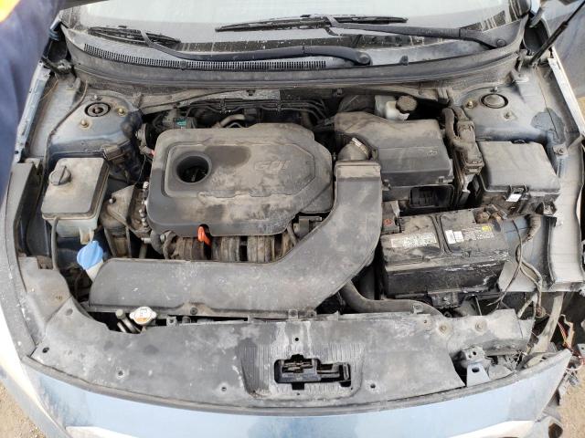 5NPE24AF6FH149101 - 2015 HYUNDAI SONATA SE BLUE photo 11