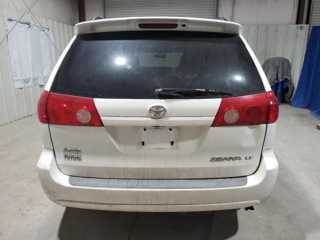 5TDZK23C49S265243 - 2009 TOYOTA SIENNA CE WHITE photo 6