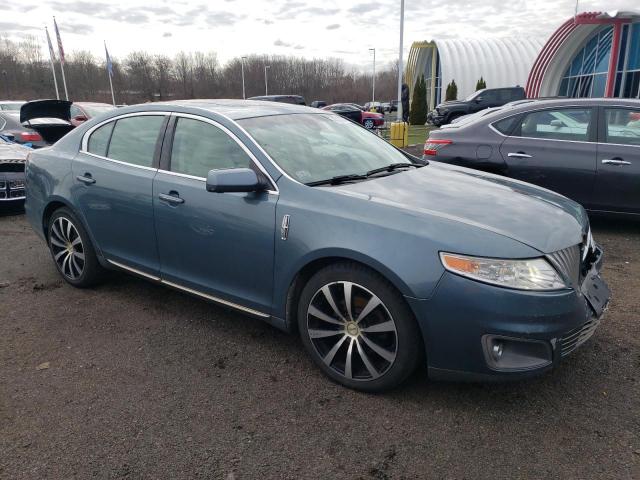 1LNHL9FT7AG602608 - 2010 LINCOLN MKS BLUE photo 4