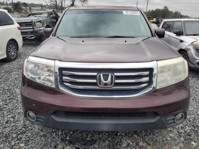 5FNYF3H44EB011327 - 2014 HONDA PILOT EX BURGUNDY photo 5