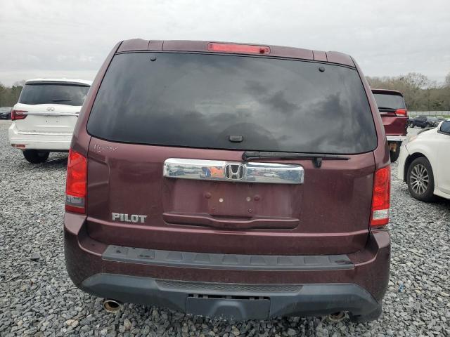 5FNYF3H44EB011327 - 2014 HONDA PILOT EX BURGUNDY photo 6