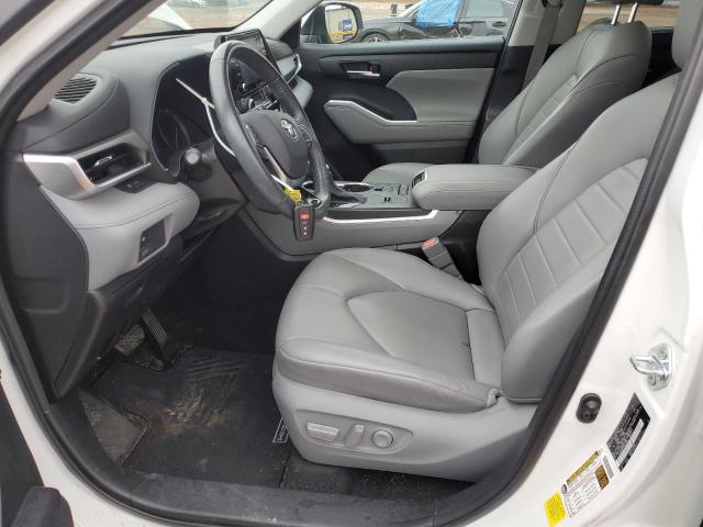 5TDGZRAH4MS522906 - 2021 TOYOTA HIGHLANDER XLE 白色 照片 7