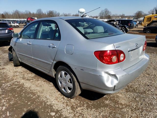 2T1BR30E15C407981 - 2005 TOYOTA COROLLA CE SILVER photo 2