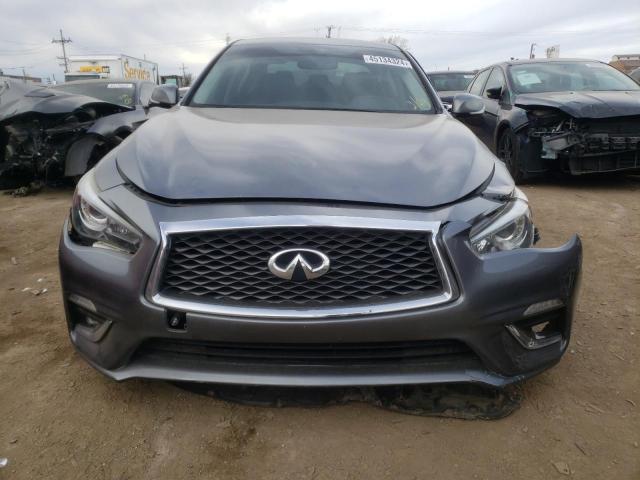 JN1EV7AR9JM442480 - 2018 INFINITI Q50 LUXE GRAY photo 5