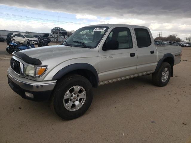 5TEHN72N22Z070432 - 2002 TOYOTA TACOMA DOUBLE CAB SILVER photo 1