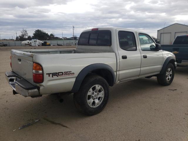 5TEHN72N22Z070432 - 2002 TOYOTA TACOMA DOUBLE CAB SILVER photo 3