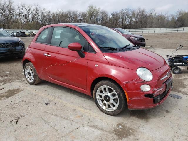 3C3CFFAR9CT269704 - 2012 FIAT 500 POP RED photo 4