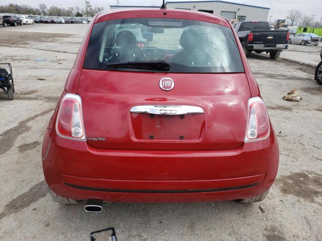 3C3CFFAR9CT269704 - 2012 FIAT 500 POP RED photo 6