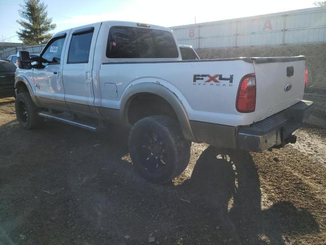 1FT8W3BT0BEC87100 - 2011 FORD F350 SUPER DUTY WHITE photo 2