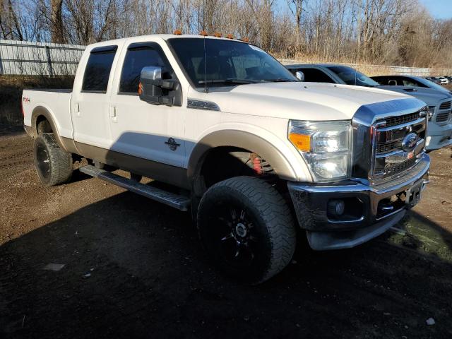 1FT8W3BT0BEC87100 - 2011 FORD F350 SUPER DUTY WHITE photo 4