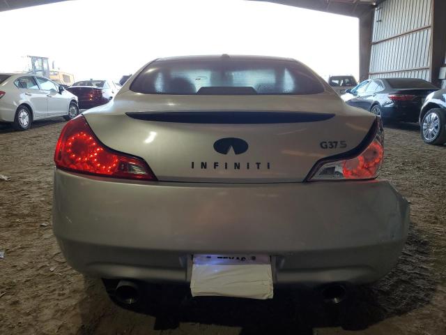 JNKCV64E18M107990 - 2008 INFINITI G37 BASE SILVER photo 6