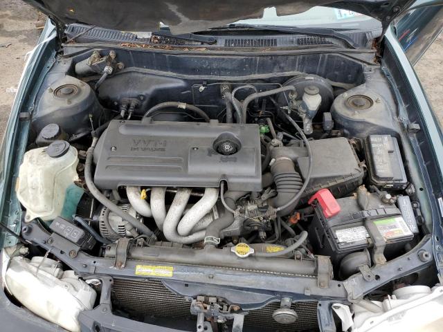 2T1BR12E61C392194 - 2001 TOYOTA COROLLA CE GREEN photo 11