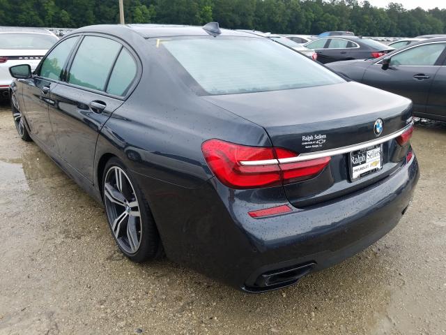 WBA7E2C59GG547303 - 2016 BMW 740 I GRAY photo 3