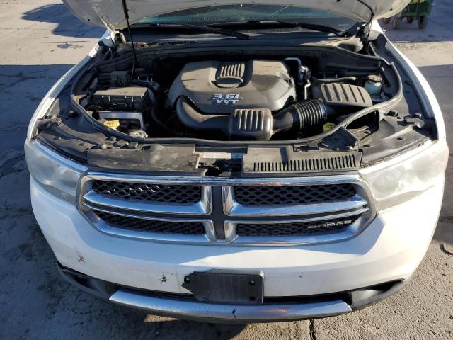 1C4RDJDG9CC118625 - 2012 DODGE DURANGO CREW WHITE photo 12