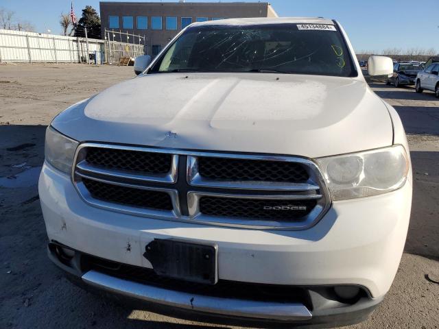 1C4RDJDG9CC118625 - 2012 DODGE DURANGO CREW WHITE photo 5