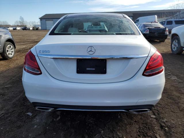 55SWF4JB3HU190405 - 2017 MERCEDES-BENZ C 300 WHITE photo 6