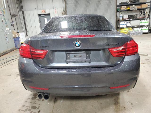 WBA4U9C35H5H64277 - 2017 BMW 430XI GRAY photo 6