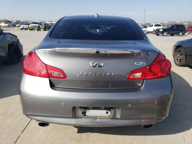 JN1CV6AR7DM750589 - 2013 INFINITI G37 GRAY photo 6