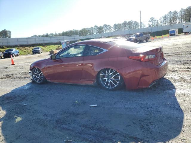 JTHHE5BC5F5000398 - 2015 LEXUS RC 350 RED photo 2