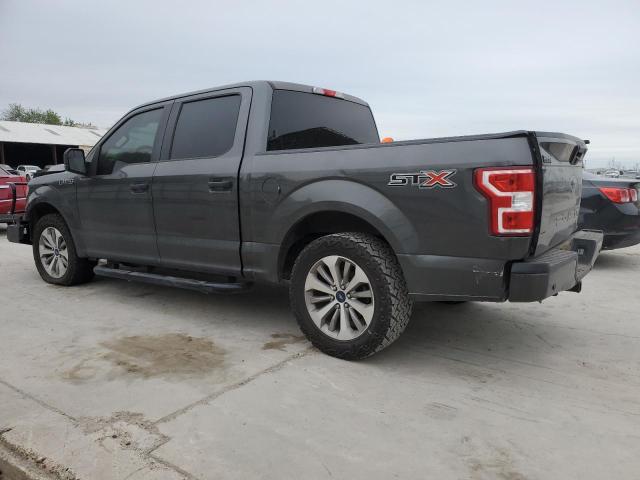 1FTEW1CP9JKD66421 - 2018 FORD F150 SUPERCREW GRAY photo 2