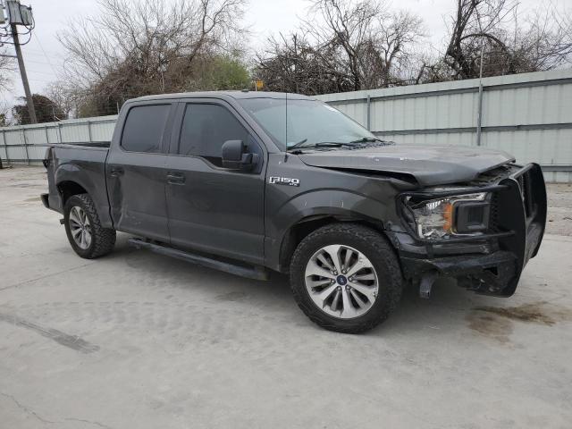 1FTEW1CP9JKD66421 - 2018 FORD F150 SUPERCREW GRAY photo 4