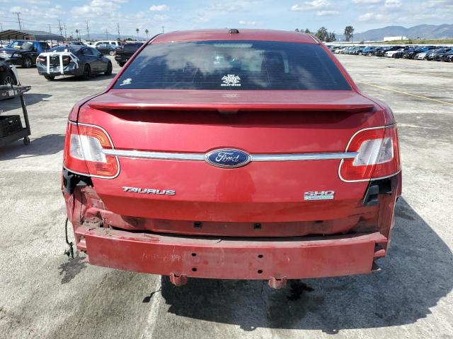 1FAHP2KT8AG119916 - 2010 FORD TAURUS SHO RED photo 6