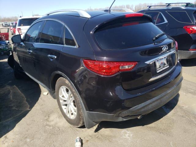 JN8CS1MW6DM172614 - 2013 INFINITI FX37 PURPLE photo 2