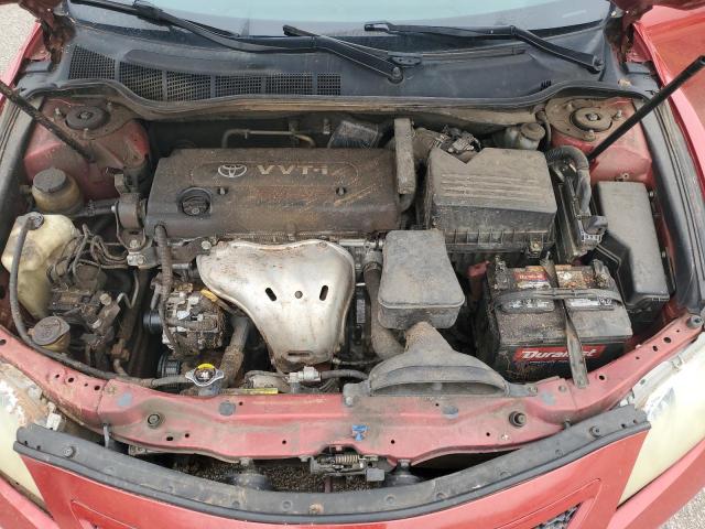 4T1BE46K78U233626 - 2008 TOYOTA CAMRY CE RED photo 11