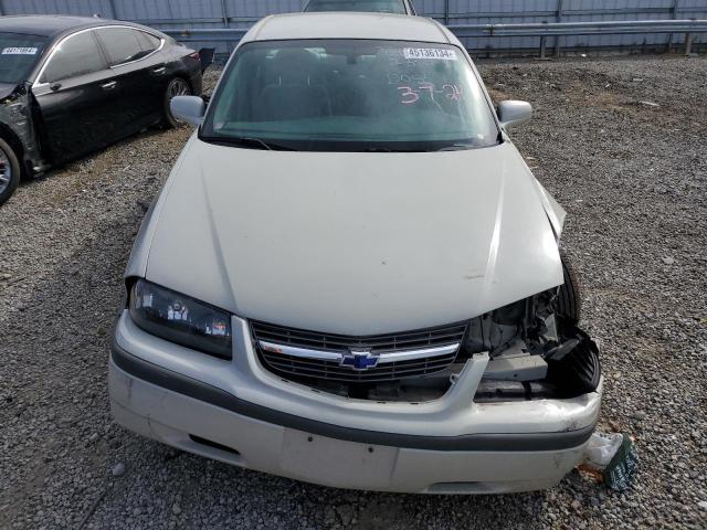 2G1WF52E549284325 - 2004 CHEVROLET IMPALA BEIGE photo 5