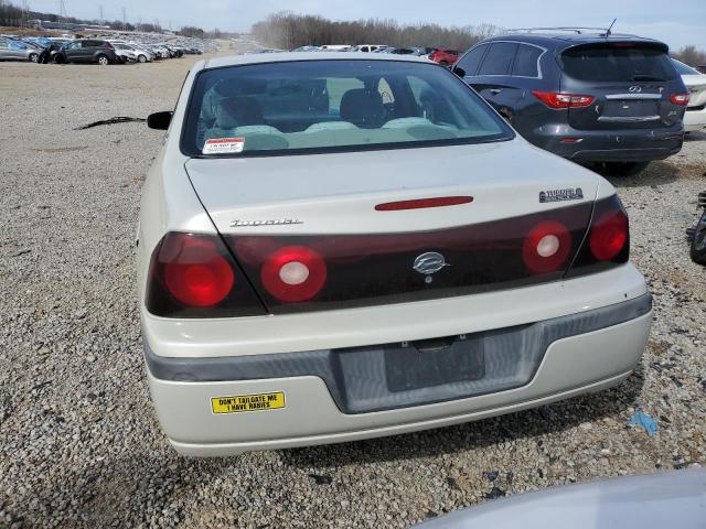 2G1WF52E549284325 - 2004 CHEVROLET IMPALA BEIGE photo 6