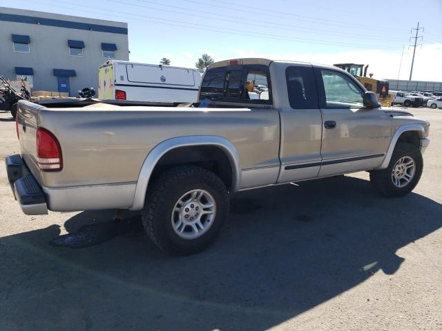 1B7GG42N62S591422 - 2002 DODGE DAKOTA SLT TAN photo 3