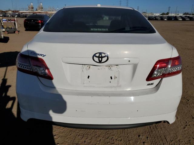 4T1BF3EK6AU536816 - 2010 TOYOTA CAMRY BASE WHITE photo 6