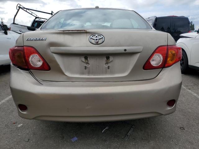 1NXBU40E69Z006340 - 2009 TOYOTA COROLLA BASE TAN photo 6