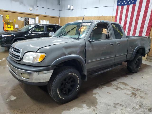 5TBBT4416YS012374 - 2000 TOYOTA TUNDRA ACCESS CAB GRAY photo 1