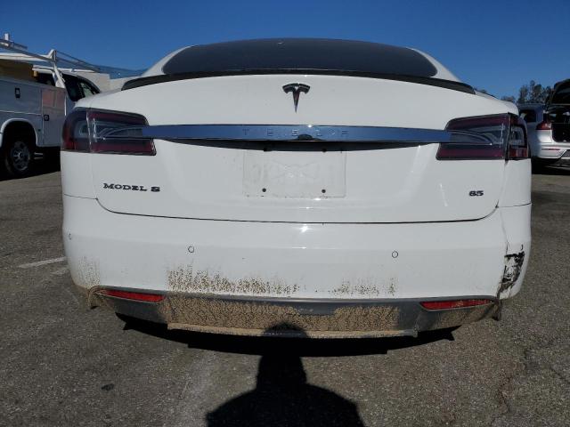 5YJSA1H15EFP53881 - 2014 TESLA MODEL S 白色 照片 6