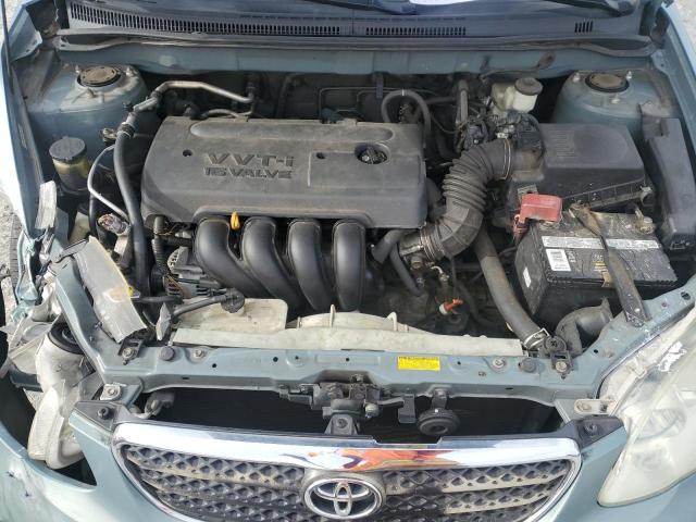 1NXBR32E16Z694784 - 2006 TOYOTA COROLLA CE TURQUOISE photo 11