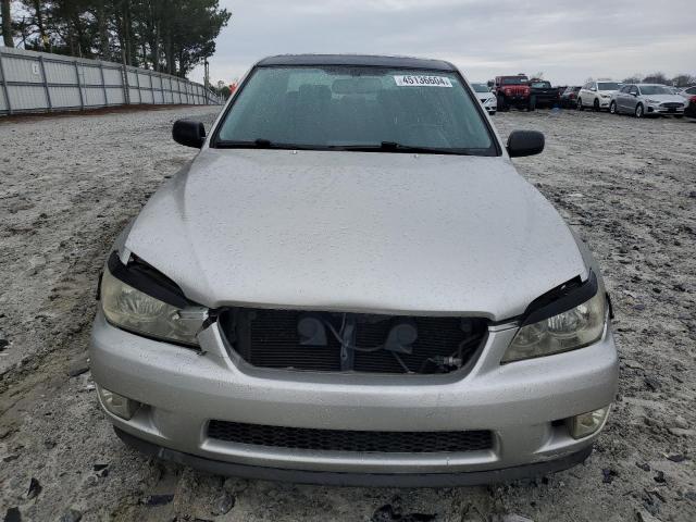 JTHBD192730074929 - 2003 LEXUS IS 300 SILVER photo 5