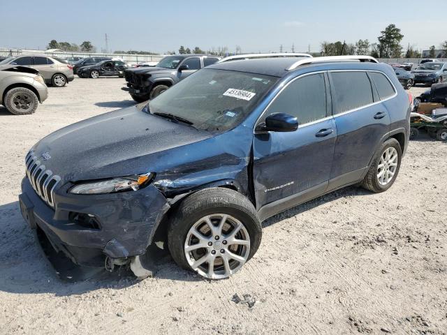 1C4PJLCB6JD566524 - 2018 JEEP CHEROKEE LATITUDE BLUE photo 1