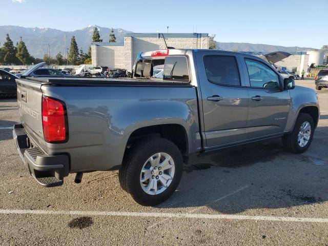 1GCGSCEA1N1305908 - 2022 CHEVROLET COLORADO LT GRAY photo 3